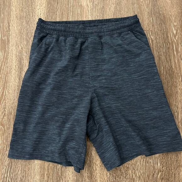 EUC Lululemon Pace Breaker Shorts Linerless 7" Small Heather Iron Blue True Navy - Picture 13 of 15